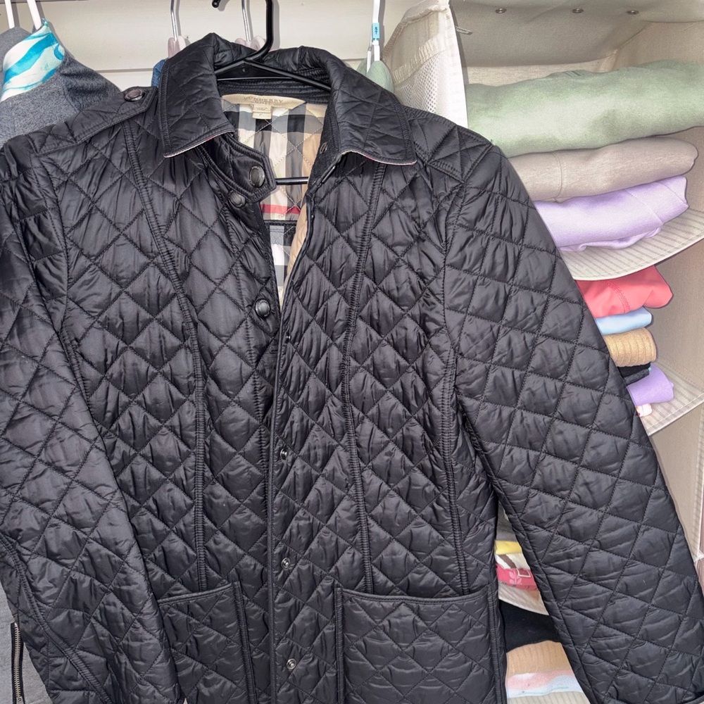 Burberry Black Quilted Jacket